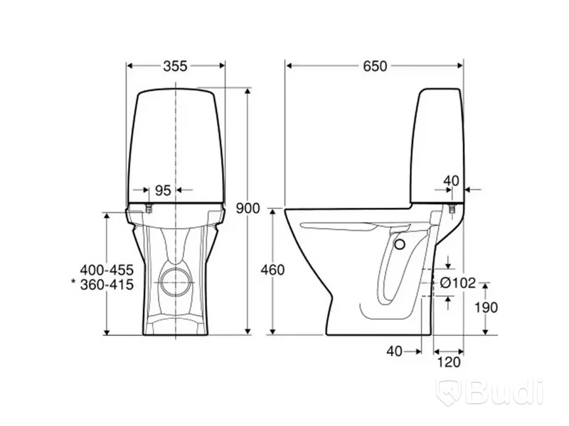 Toalettstol Ifö, Sign 6872