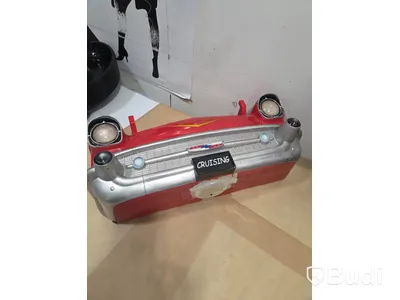 Dekorationsobjekt Chevrolet Bel Air, röd och silver
