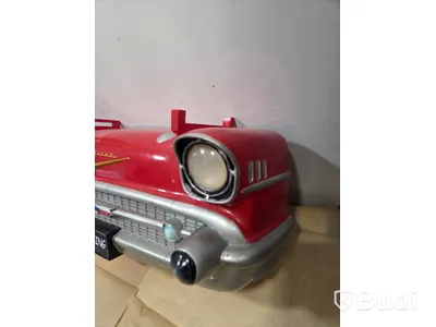 Dekorationsobjekt Chevrolet Bel Air, röd och silver