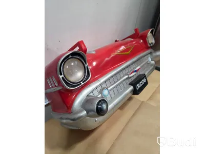 Dekorationsobjekt Chevrolet Bel Air, röd och silver