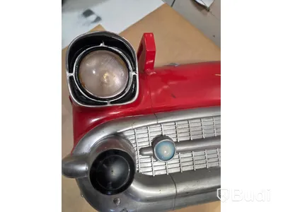 Dekorationsobjekt Chevrolet Bel Air, röd och silver