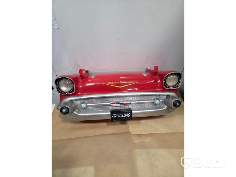 Dekorationsobjekt Chevrolet Bel Air, röd och silver