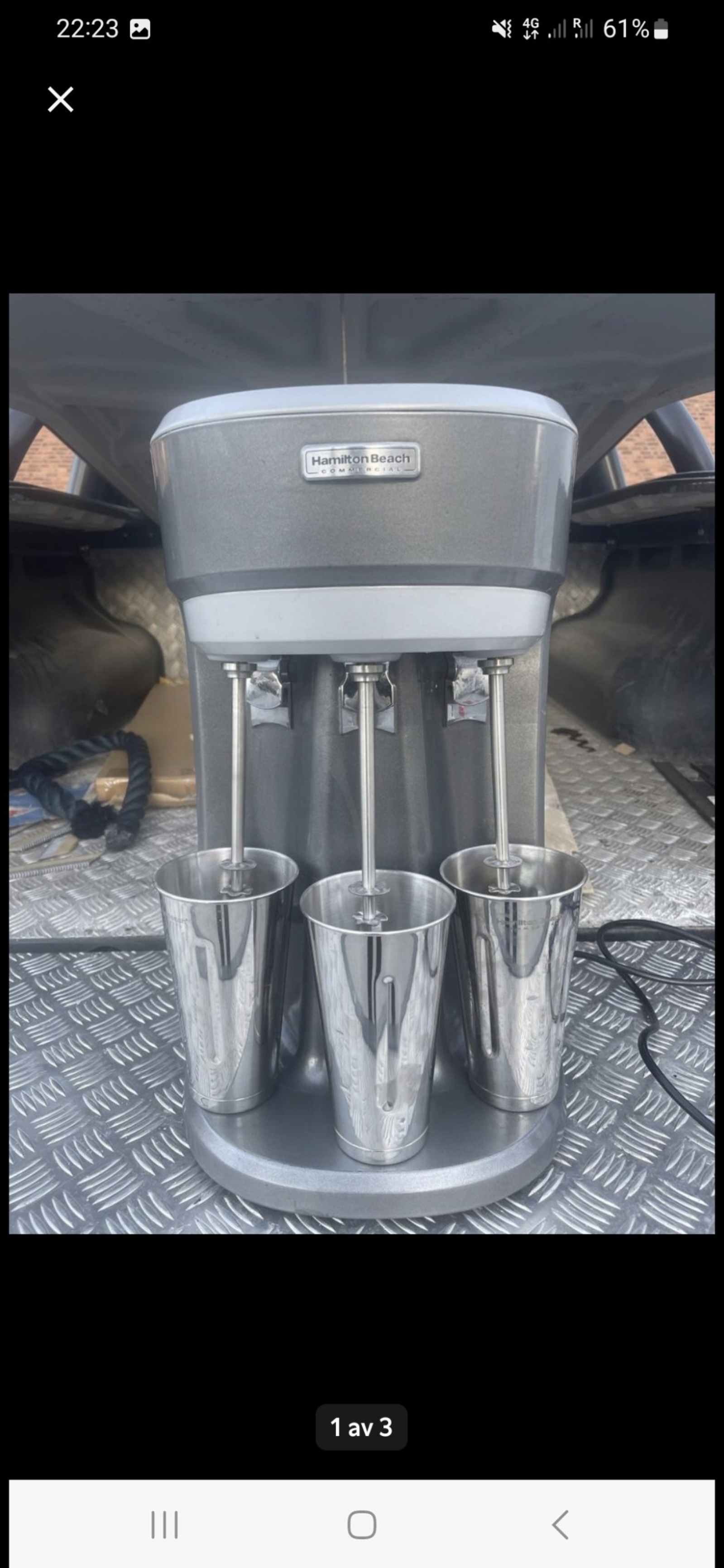 Drinkmixer Hamilton Beach Commercial, grå