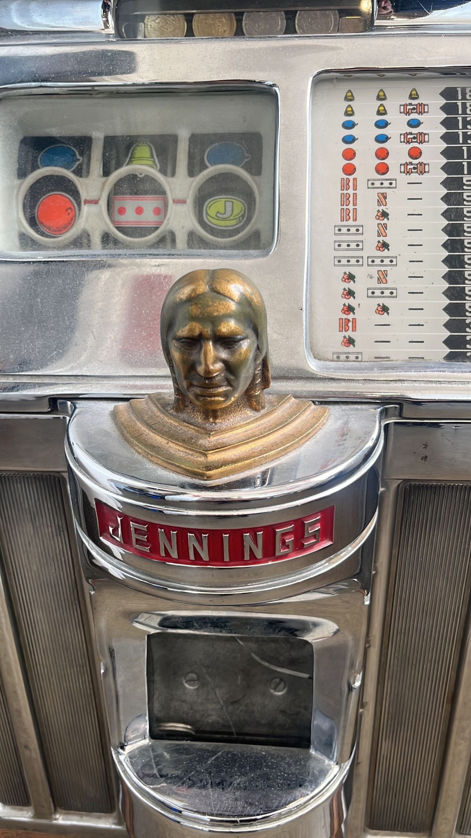 Spelautomat Jennings Bingo Belle, silver