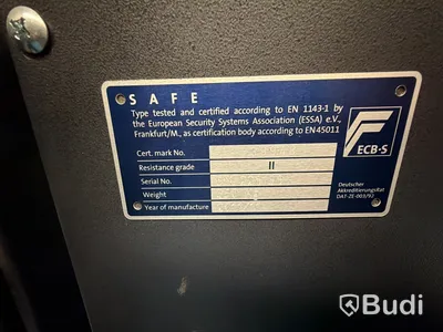 Värdeskåp, Chubbsafes, ellås