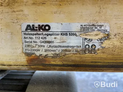 Vedklyv AL-KO, KHS 5200, gul