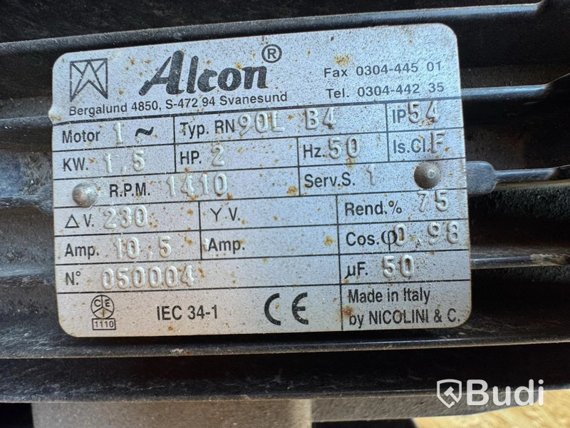 Professionell provtryckningspump Alcon