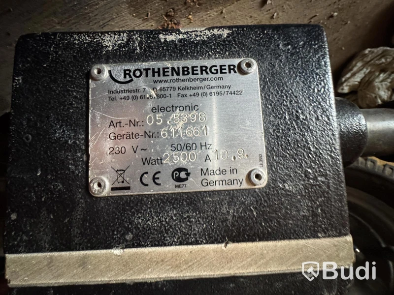 Stumsvets / Stumsvetsmaskin Rothenberger Roweld P250B / 315B Osäker funktion