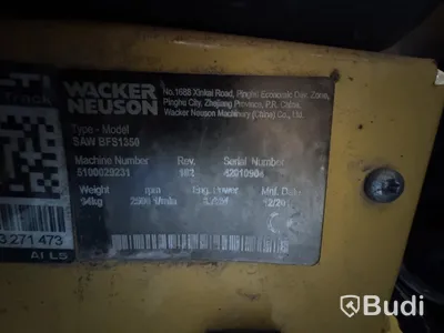 Asfaltsåg / Golvsåg Wacker Neuson BFS 1350