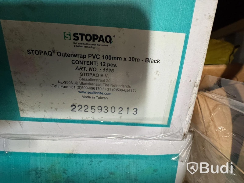 Korrosionsskyddstejp STOPAQ Outerwrap PVC 100mm x 30m – Hel pall