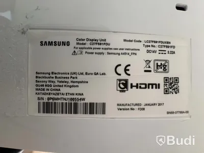 Höj- & sänkbart skrivbord, Samsung skärm 27"
