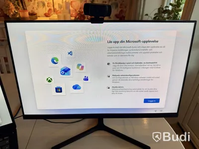 Lenovo IdeaPad 3 med 24” skärm, USB-C-hubb/stativ och tillbehör