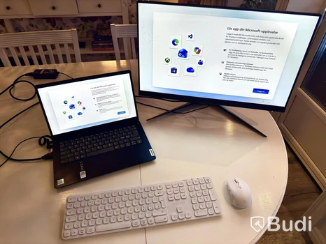 Lenovo IdeaPad 3 med MSI Optix 24” gamingskärm och tillbehör