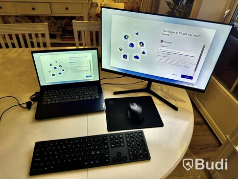 Lenovo IdeaPad 3 med Xiaomi 23,8” skärm och tillbehör