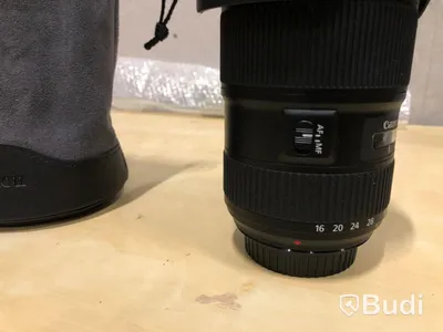 Canon objektiv EF 16-35 f2,8 L USM III ink motljusskydd och skyddspåse. Hämtas eller fraktas från Tjörn
