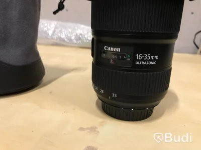 Canon objektiv EF 16-35 f2,8 L USM III ink motljusskydd och skyddspåse. Hämtas eller fraktas från Tjörn