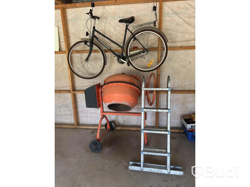 Cementblandare, alu-stege och Monark cykel