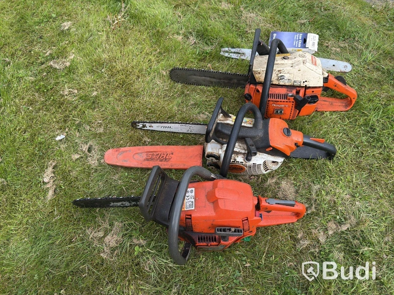 3 st. motorsågar Husqvarna, Stihl