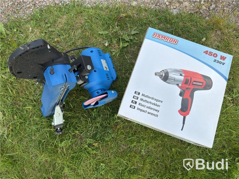 Mutterdragare och kedjeslip för motorsåg
