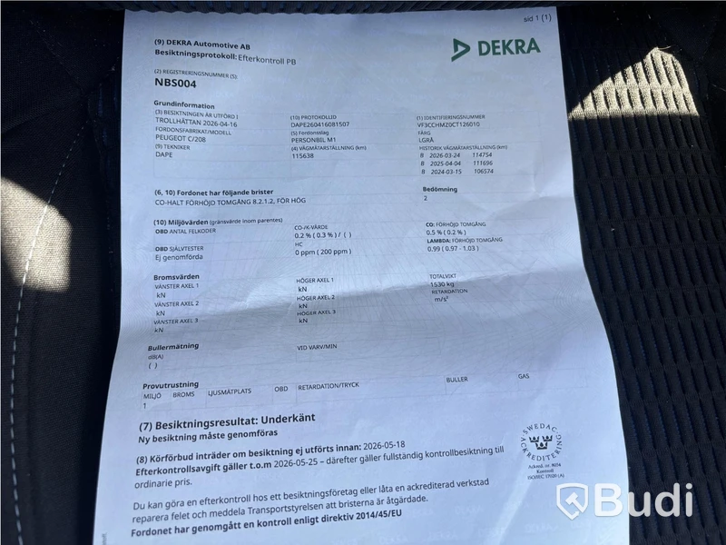 Peugeot C 208 -2012 | 1.2 BENSIN