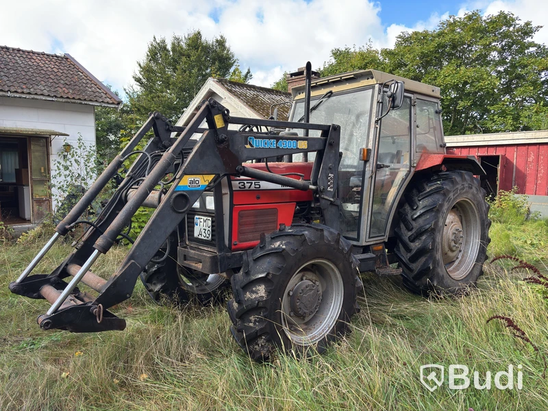 MF 375 4WD Quicke lastare 1990 Modell: 375 Övrigt