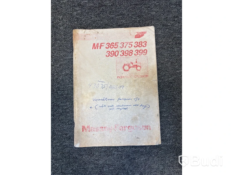 MF 375 4WD Quicke lastare 1990 Modell: 375 Övrigt