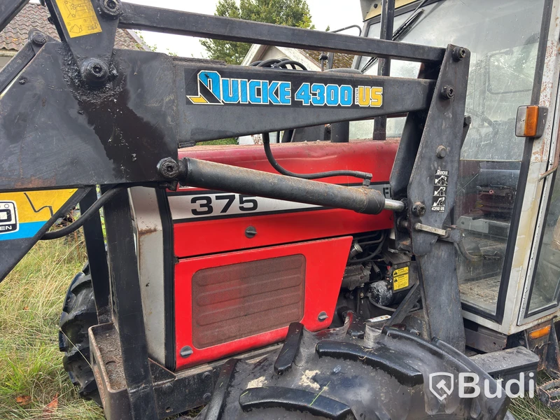 MF 375 4WD Quicke lastare 1990 Modell: 375 Övrigt