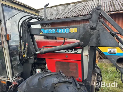 MF 375 4WD Quicke lastare 1990 Modell: 375 Övrigt