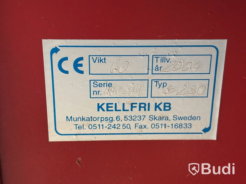 Spridare Kellfri KB, 2004, 60 kg