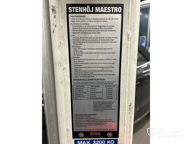 Billyft Stenhøj Maestro 3,2T