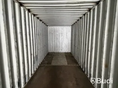 40-fots high cube container, 2,9 m höjd, röd