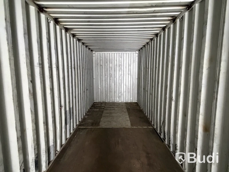 40-fots high cube container, 2,9 m höjd, röd