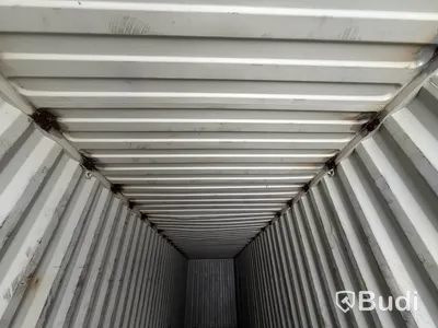 40-fots high cube container, 2,9 m höjd, röd