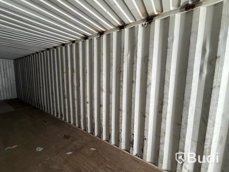 40-fots high cube container, 2,9 m höjd, röd