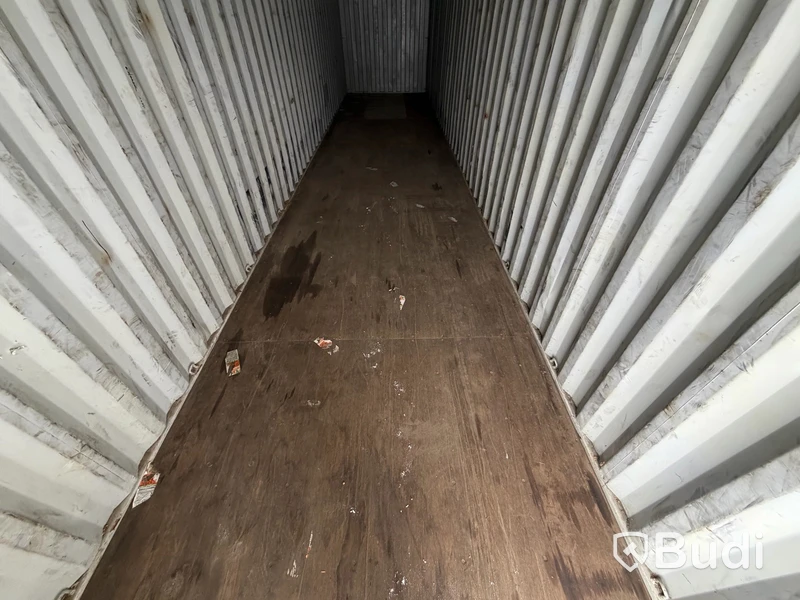 40-fots high cube container, 2,9 m höjd, röd