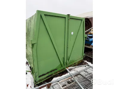 Sopcontainer med krok, grön