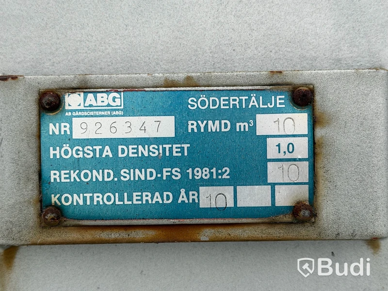 Dieseltank ABG cistern, Piusi Cube, 10m³