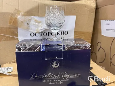 Stort parti diverse glas/ kristall och porslin, bl.a. Dyatkovo Crystal