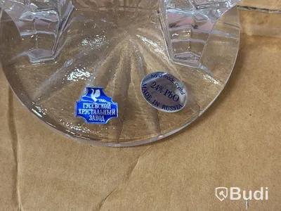 Stort parti diverse glas/ kristall och porslin, bl.a. Dyatkovo Crystal