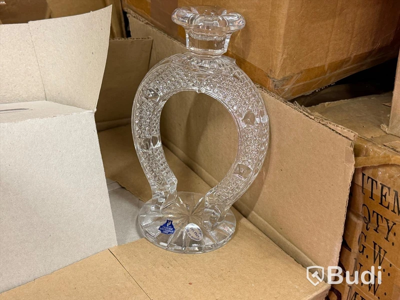Stort parti diverse glas/ kristall och porslin, bl.a. Dyatkovo Crystal