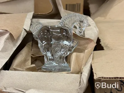 Stort parti diverse glas/ kristall och porslin, bl.a. Dyatkovo Crystal
