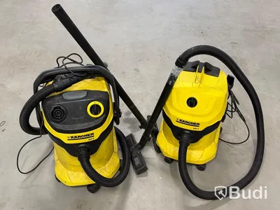2 st grovdammsugare Kärcher, WD 4 och WD 5