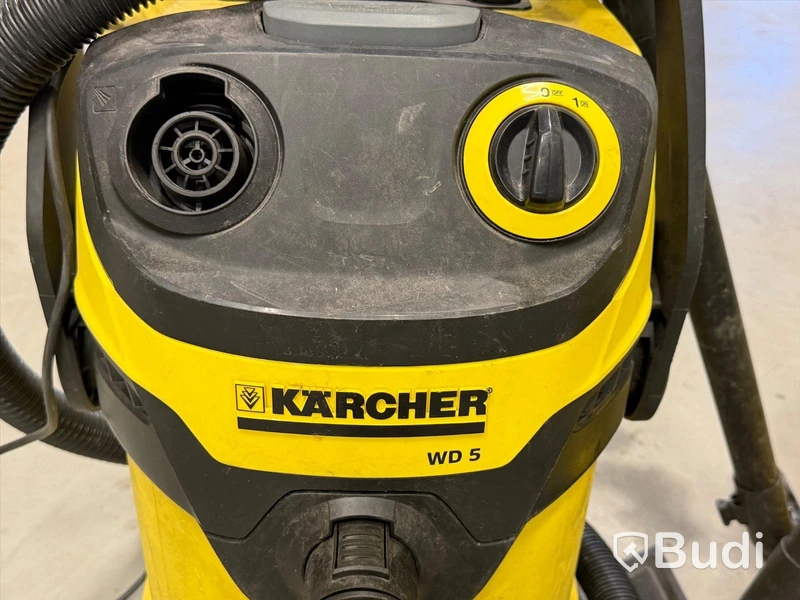 2 st grovdammsugare Kärcher, WD 4 och WD 5