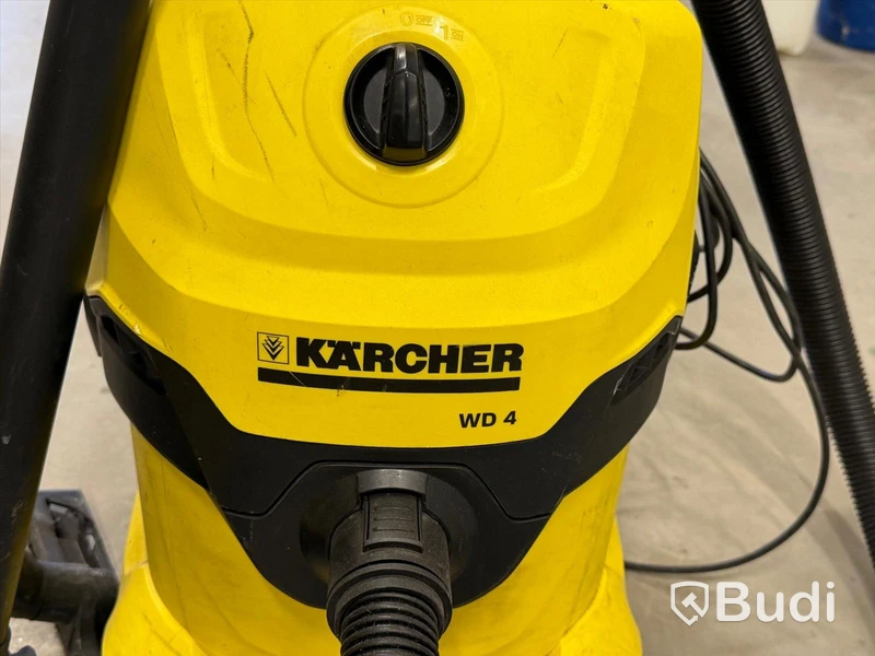 2 st grovdammsugare Kärcher, WD 4 och WD 5