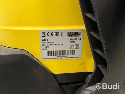 2 st grovdammsugare Kärcher, WD 4 och WD 5