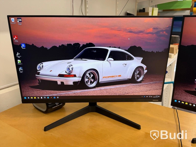 2 st datorskärmar, Samsung F27T350FHR, 27 tum, Full HD