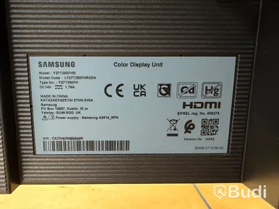 2 st datorskärmar, Samsung F27T350FHR, 27 tum, Full HD