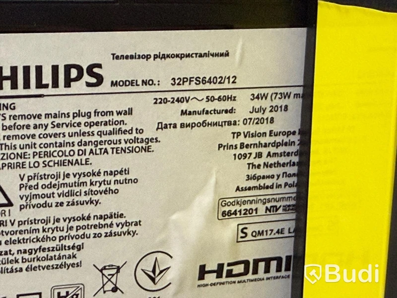 TV på stativ, Philips 32"