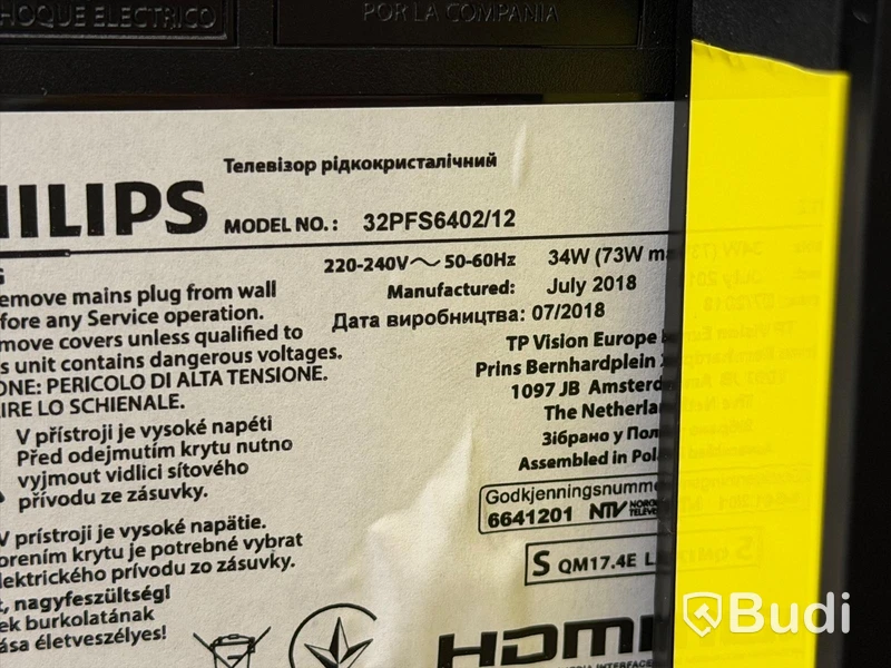 TV på stativ, Philips 32"