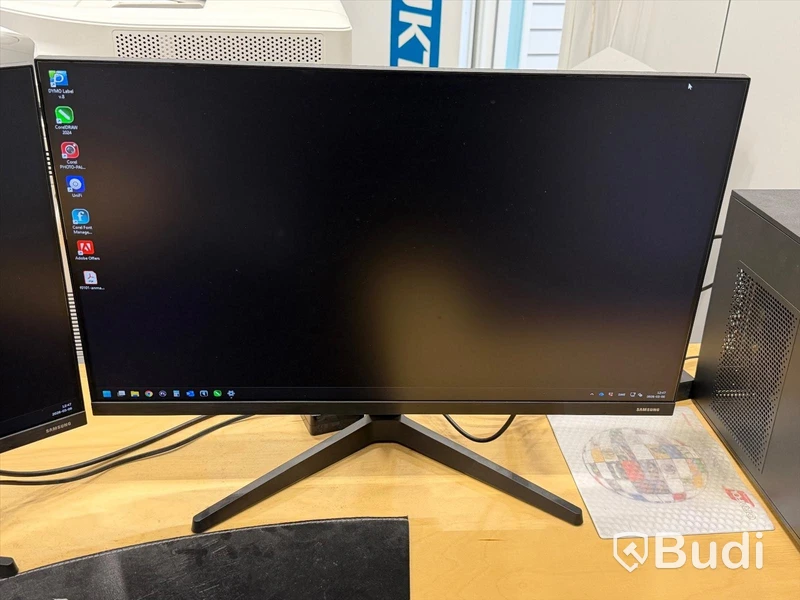 2 st bildskärmar, Samsung F27T350FHR, 27 tum